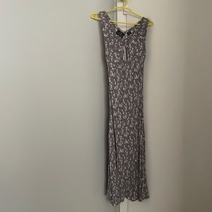 Cute, flowy, ankle-length dress (on a 5’2 frame).